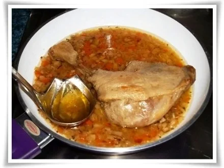 Zarte Gänsekeule mit Gemüse geschmort - Rezept - Bild Nr. 11