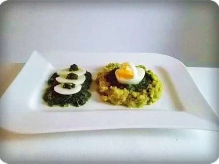 Eikörbchen auf Spinat und Kartoffelbett - Rezept - Bild Nr. 15