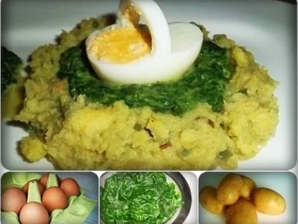 Eikörbchen auf Spinat und Kartoffelbett - Rezept - Bild Nr. 13