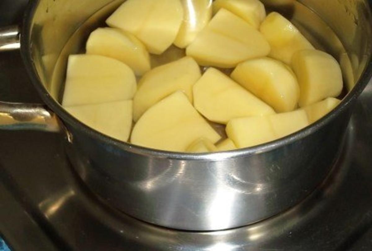 Eikörbchen auf Spinat und Kartoffelbett - Rezept - Bild Nr. 10