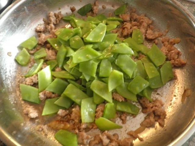Zuckerschoten - Hackfleisch - Pfanne - Rezept - Bild Nr. 5