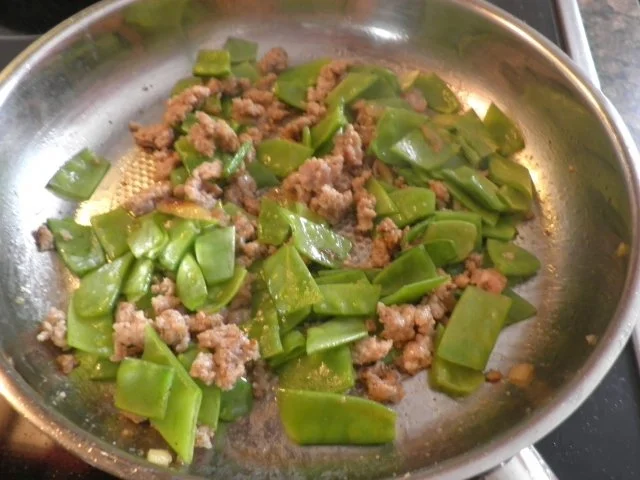 Zuckerschoten - Hackfleisch - Pfanne - Rezept - Bild Nr. 6