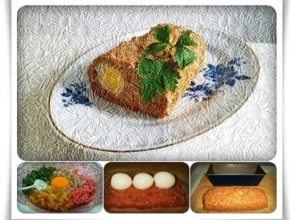 Rezept: Hackbraten nach Art des Hauses Bild Nr. 2 Hackbraten nach Art des Hauses - Rezept - Bild Nr. 2