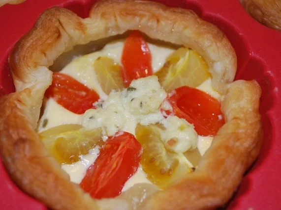 Kirschtomaten-Tarteletts - Rezept - Bild Nr. 4