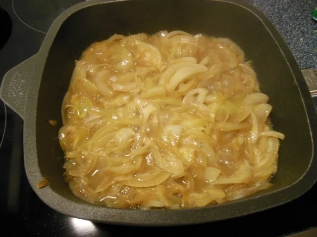 Rezept: Kochen: Kalbsleber mit Senf-Kartoffelstampf und Zwiebeln Bild Nr. 2 Kochen: Kalbsleber mit Senf-Kartoffelstampf und Zwiebeln - Rezept - Bild Nr. 2