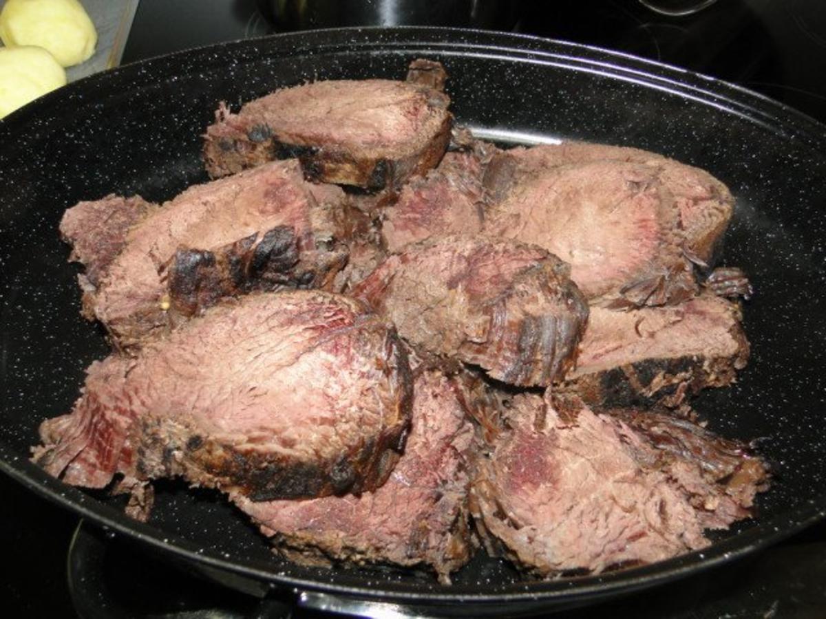 Sauerbraten selber eingelegt auf ausdrücklichem Wunsch diesmal keine Rosinen - Rezept - Bild Nr. 7