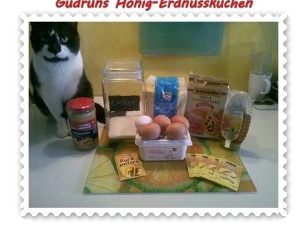 Kuchen: Honig-Erdnusskuchen - Rezept - Bild Nr. 3