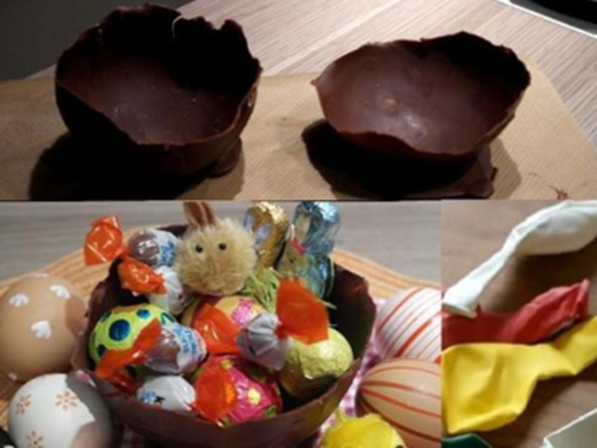 Schokoladen Osternest leicht gemacht! - Rezept
