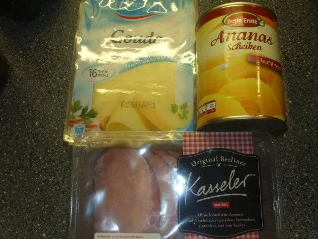 Überbackene Kasseler-Ananas-Scheiben - Rezept - Bild Nr. 2