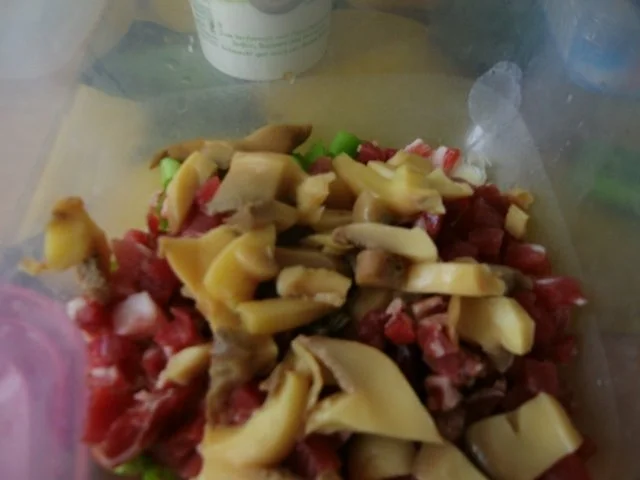 Salami-Schinken Baguett-köstlich belegt und überbacken - Rezept - Bild Nr. 4