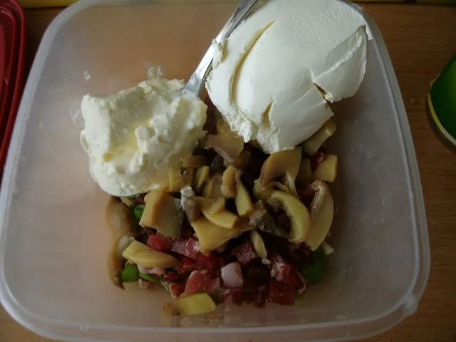 Salami-Schinken Baguett-köstlich belegt und überbacken - Rezept - Bild Nr. 5