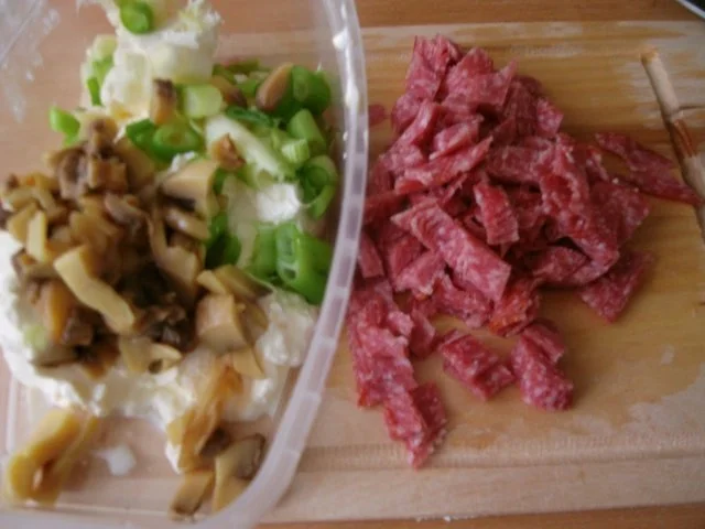 Salami-Schinken Baguett-köstlich belegt und überbacken - Rezept - Bild Nr. 7