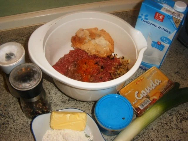 Hackbällchen in Lauch-Käse-Soße - Rezept - Bild Nr. 2