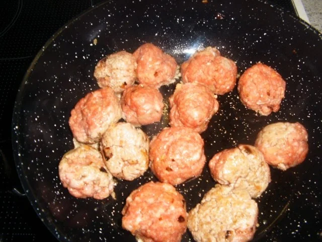 Hackbällchen in Lauch-Käse-Soße - Rezept - Bild Nr. 4