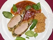 Rezept: Schweinefilet im Blätterteig mit Orangen-Chilisoße und Linsenrisotto Schweinefilet im Blätterteig mit Orangen-Chilisoße und Linsenrisotto - Rezept