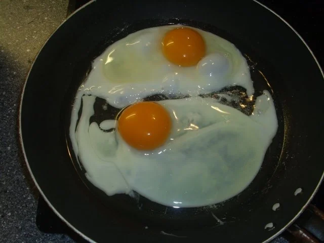 Spinat mit Bouillon-Kartoffelwürfel und Ei - Rezept - Bild Nr. 4