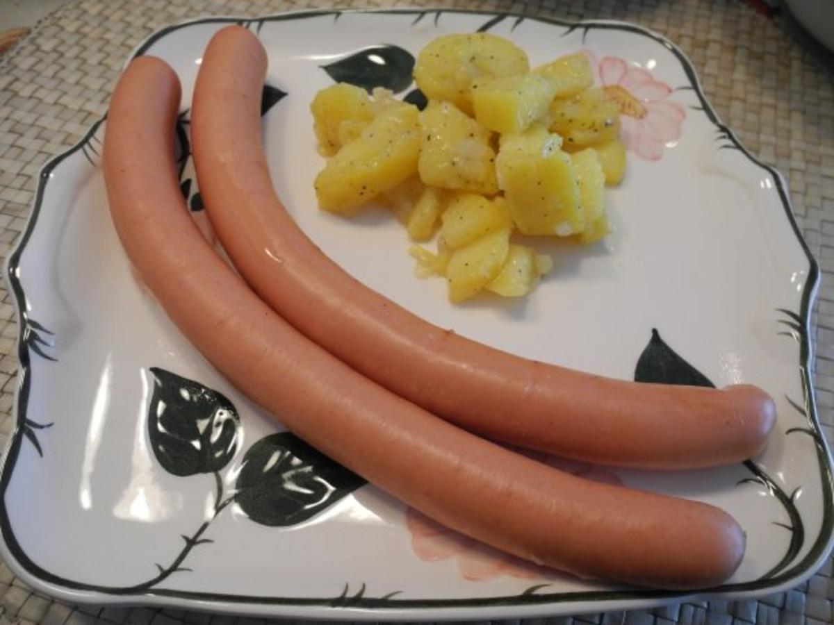 Salat : Bunten Kartoffelsalat mit Wiener Würstchen - Rezept - Bild Nr. 2