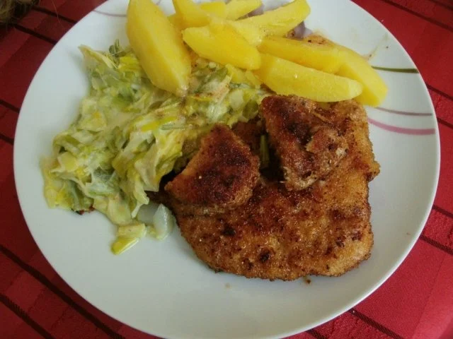 Schweinefilet mit Rahmporreegemüse - Rezept - Bild Nr. 9