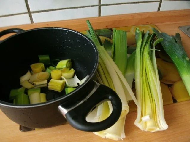 Schweinefilet mit Rahmporreegemüse - Rezept - Bild Nr. 6
