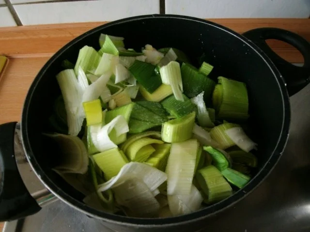 Schweinefilet mit Rahmporreegemüse - Rezept - Bild Nr. 7