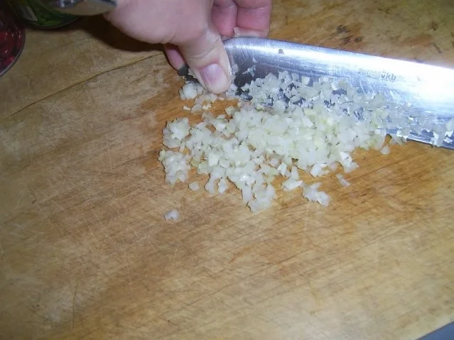 Erbshackbällchen mit Letscho und Bohnen - Rezept - Bild Nr. 3