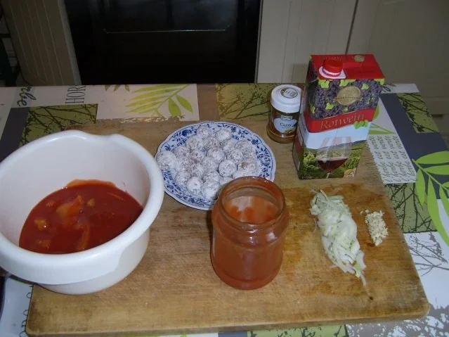 Erbshackbällchen mit Letscho und Bohnen - Rezept - Bild Nr. 7