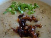 Kartoffel-Steinpilzsuppe mit Tomaten Topping - Rezept