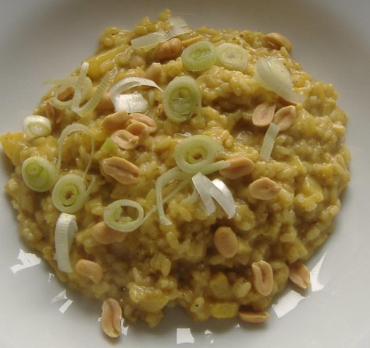 Ananas-Curry-Risotto mit Hähnchenschlegel - Rezept - Bild Nr. 4