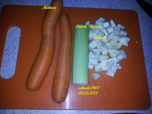 Rezept: Auf Vorrat. Suppengemüse Auf Vorrat. Suppengemüse - Rezept