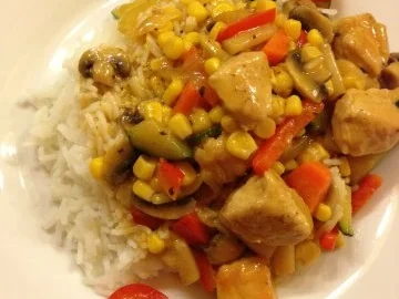 Rezept: Puten-Gemüse Pfanne Puten-Gemüse Pfanne - Rezept