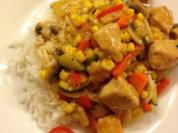 Puten-Gemüse Pfanne - Rezept