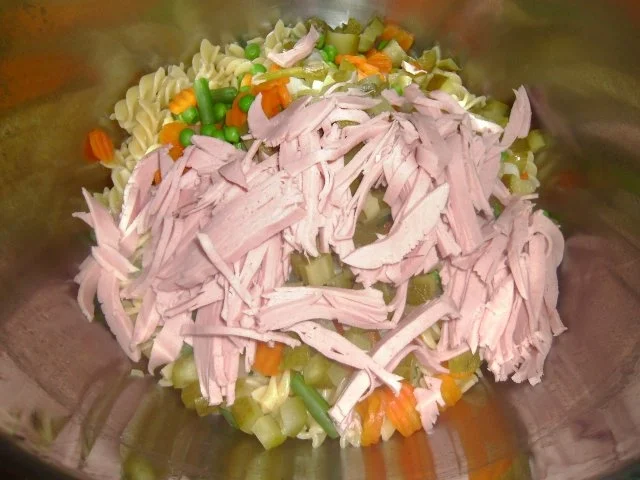 Rezept: Bunter Nudelsalat Bild Nr. 6 Bunter Nudelsalat - Rezept - Bild Nr. 6