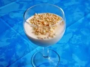 Dessert:Cremige Zabaione mit gerösteten Mandeln - Rezept