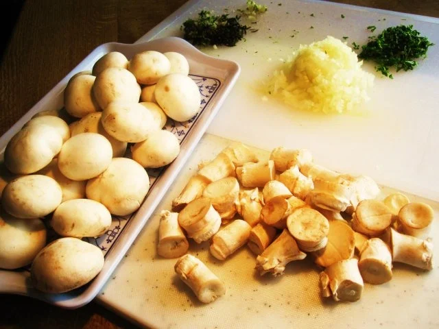 Champignon-Köpfchen in einer köstlichen Rahmsoße - Rezept - Bild Nr. 4