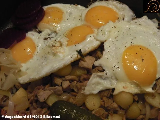 1Pfannengericht: Biksemad - dänisches "Nationalgericht" - Rezept - Bild Nr. 3