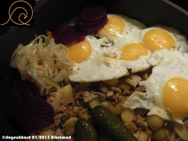 1Pfannengericht: Biksemad - dänisches "Nationalgericht" - Rezept - Bild Nr. 13