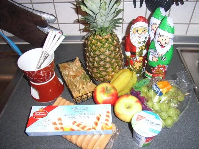 Rezept: Schokoladenfondue Bild Nr. 2 Schokoladenfondue - Rezept - Bild Nr. 2