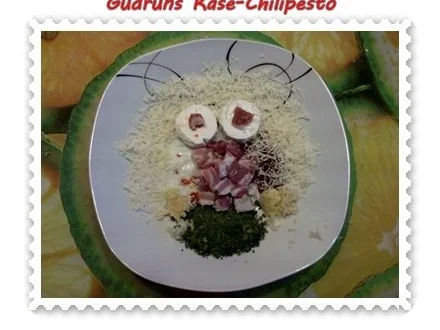 Rezept: Nudeln: Käse-Chilipesto mit Spaghetti Bild Nr. 5 Nudeln: Käse-Chilipesto mit Spaghetti - Rezept - Bild Nr. 5