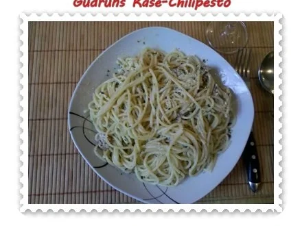 Rezept: Nudeln: Käse-Chilipesto mit Spaghetti Bild Nr. 11 Nudeln: Käse-Chilipesto mit Spaghetti - Rezept - Bild Nr. 11
