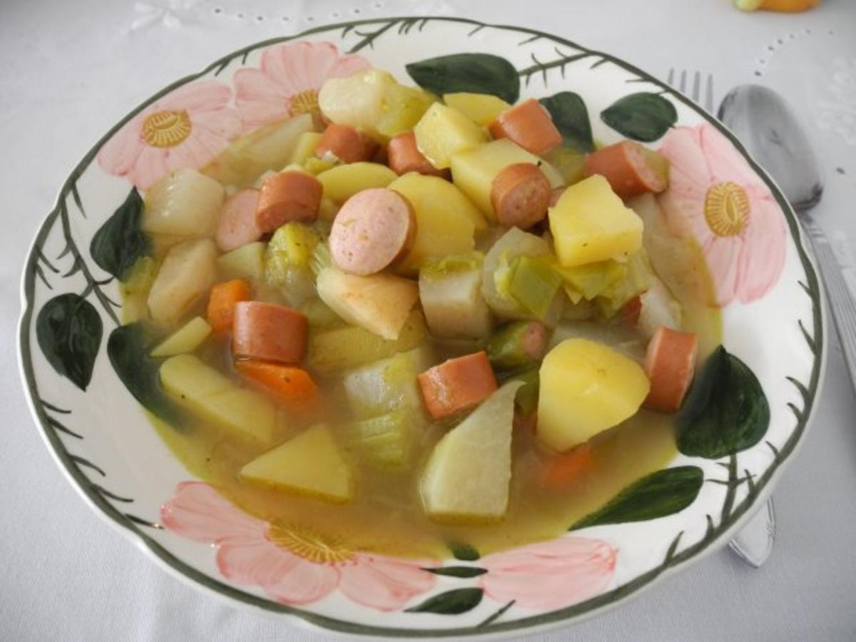 Suppen & Eintöpfe :  Schnelle Gemüsesuppe aus dem Wok - Rezept - Bild Nr. 3