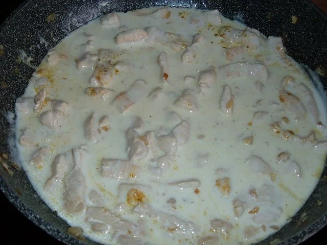 Geflügel : Putensteak - Streifen mit Möhren - Spaghetti - Rezept - Bild Nr. 5