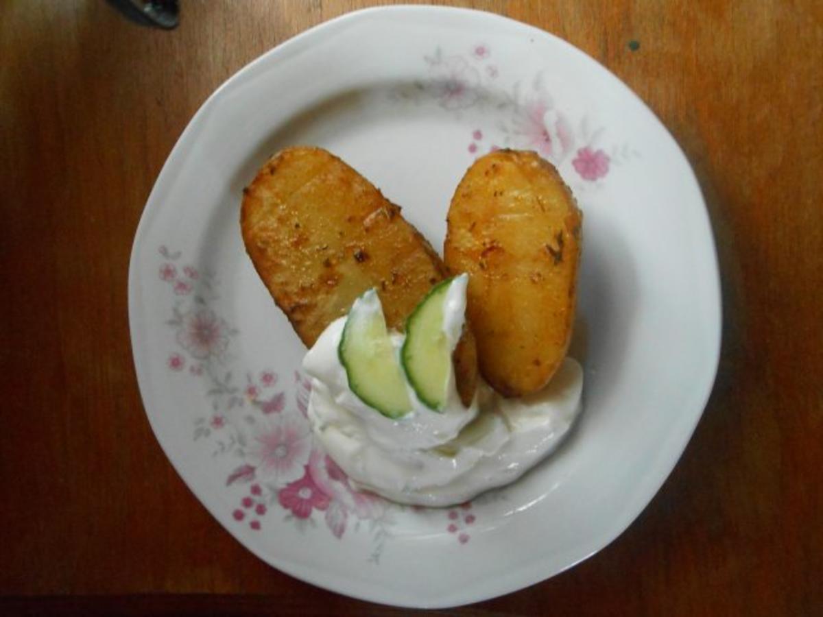 Grillkartoffeln mit Dip - Rezept - Bild Nr. 2