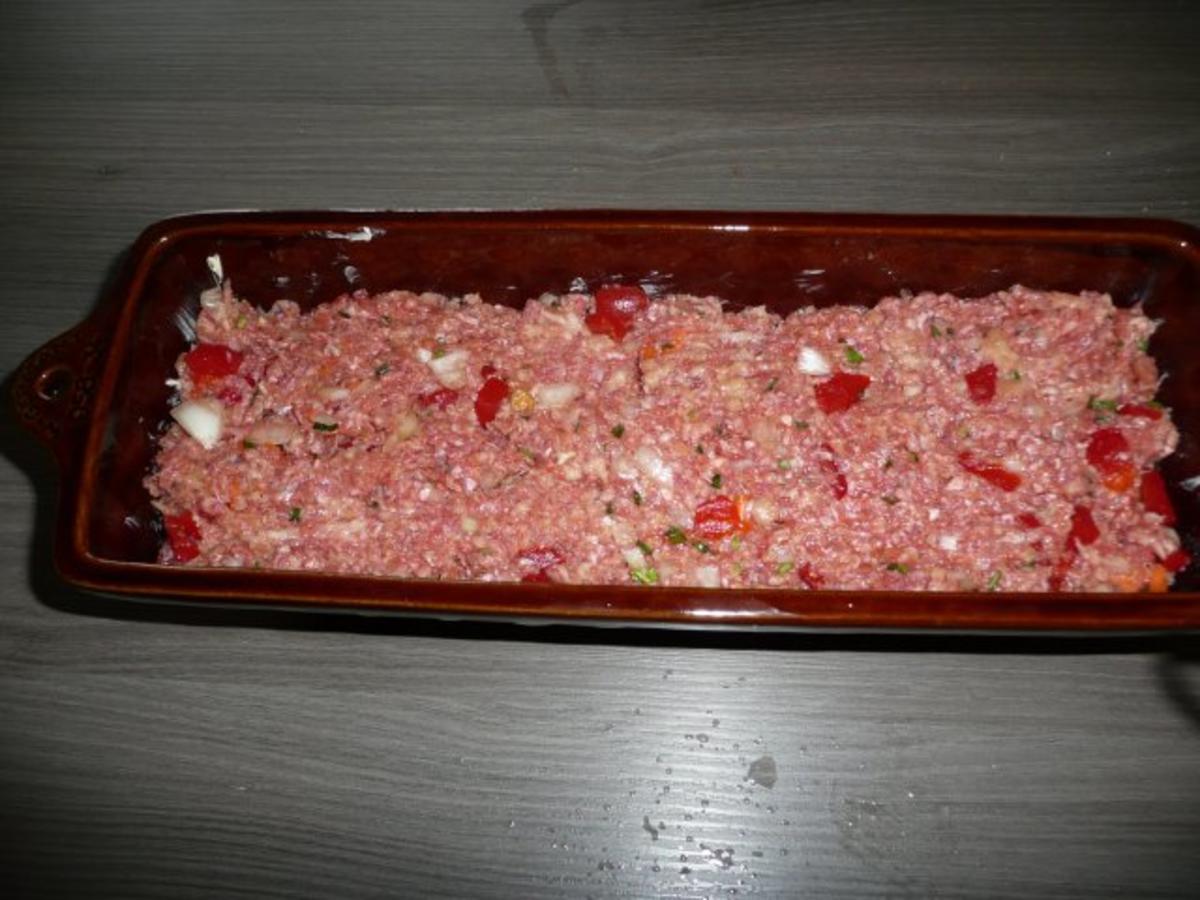 Hackbraten, Blumenkohl Kartoffel Gratin - einfach - 100 kcal/100g