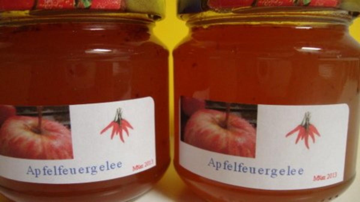 Apfel-Feuer Gelee - Rezept mit Bild - kochbar.de