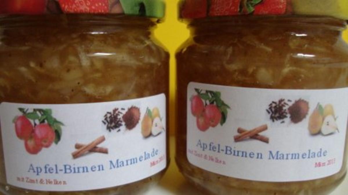 Bilder für Birnen-Apfel Marmelade - Rezept