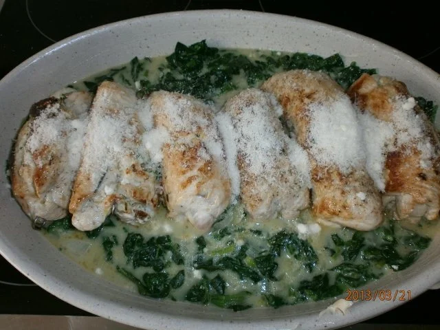 Gefüllte Putenröllchen mit frischem Spinat und........ - Rezept - Bild Nr. 9