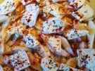 Rezept: Flammkuchen mit süsser Birne und rahmiger Camenbert Flammkuchen mit süsser Birne und rahmiger Camenbert - Rezept