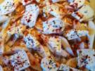 Flammkuchen mit süsser Birne und rahmiger Camenbert - Rezept