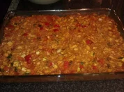 Bulgurauflauf mit Gemüse und Tofu - Rezept