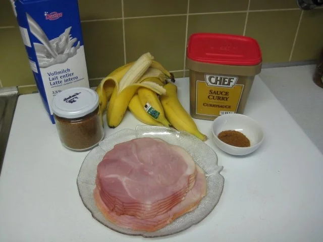 Curry-Schinken-Bananen - Rezept - Bild Nr. 4